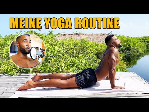 MEINE YOGA ROUTINE 🧘🏽 + ERKLÄRUNG (VOICE OVER) 😱 - Leon Lovelock